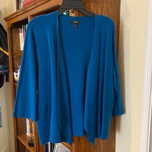 Alfani Women's Teal Open Cardigan